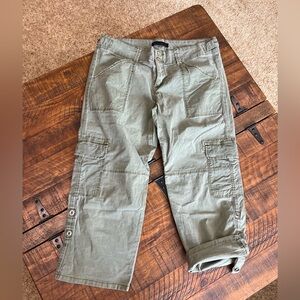 Sanctuary Olive Green Cargo Capri
